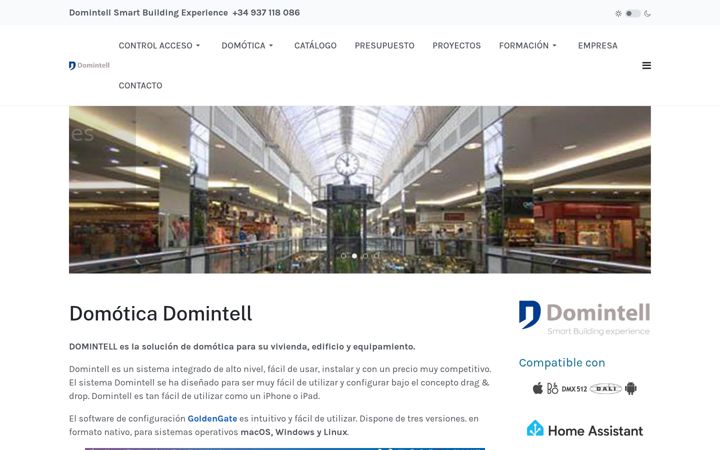 Screenshot ta' domintell.es