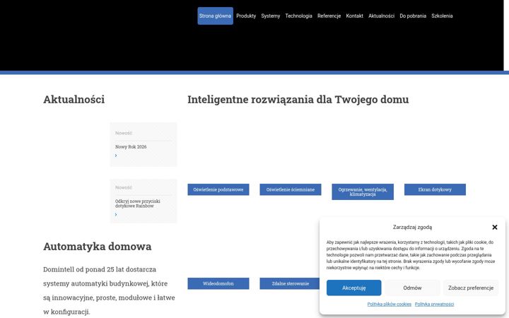 Screenshot von domintell.pl
