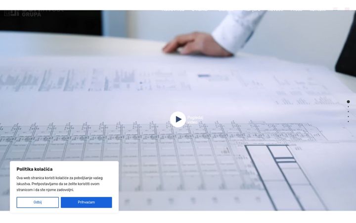 Screenshot of dominvest-grupa.hr