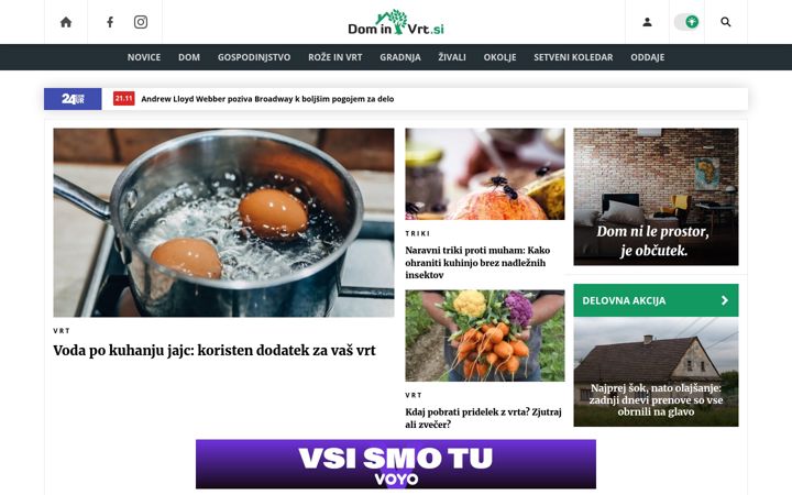 Screenshot of dominvrt.si