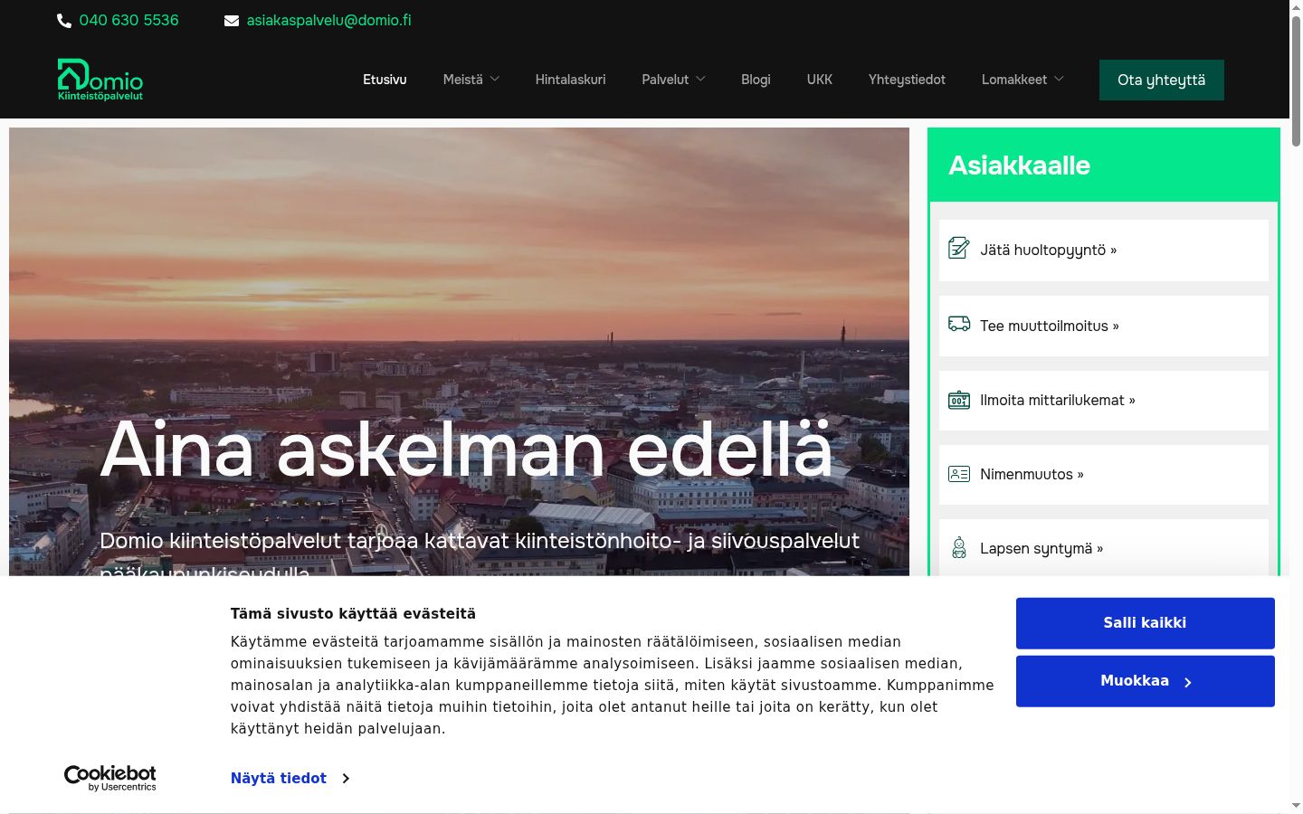 Snímka obrazovky banera súhlasu zobrazeného pred akoukoľvek interakciou