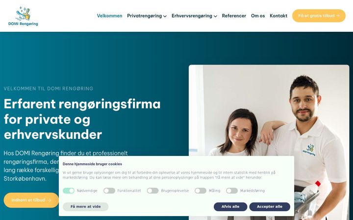 Screenshot of domirengoring.com