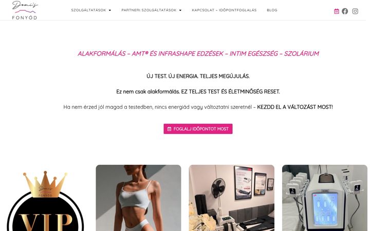 Screenshot of domisfonyod.hu