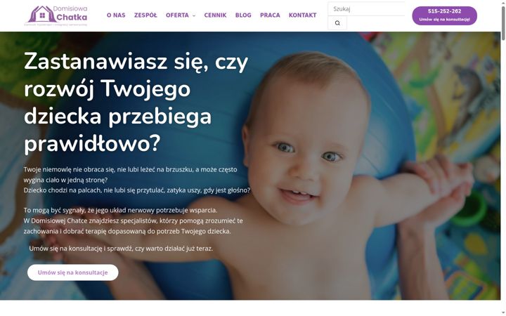 Screenshot von domisiowachatka.pl