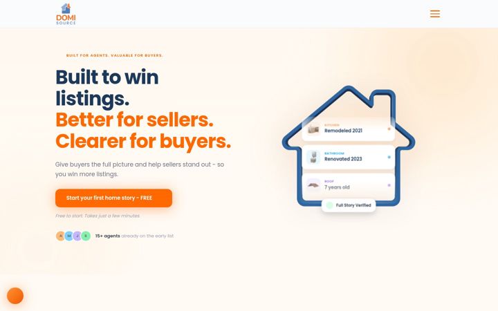 Screenshot of domisource.com