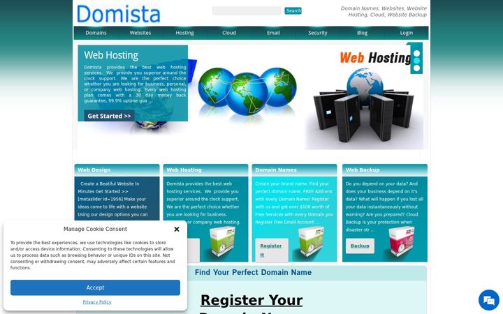 Captura de pantalla de domista.com.au