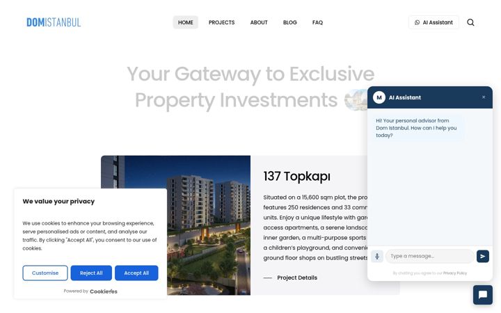 Screenshot of domistanbul.com