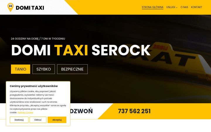 Screenshot von domitaxi.pl