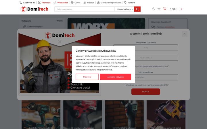Screenshot of domitech.pl
