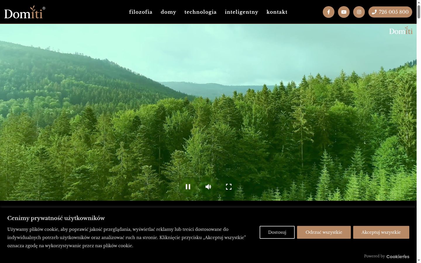 Screenshot des Einwilligungsbanners vor jeglicher Interaktion