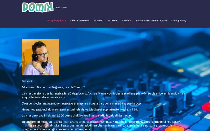 Snímek obrazovky domix.it