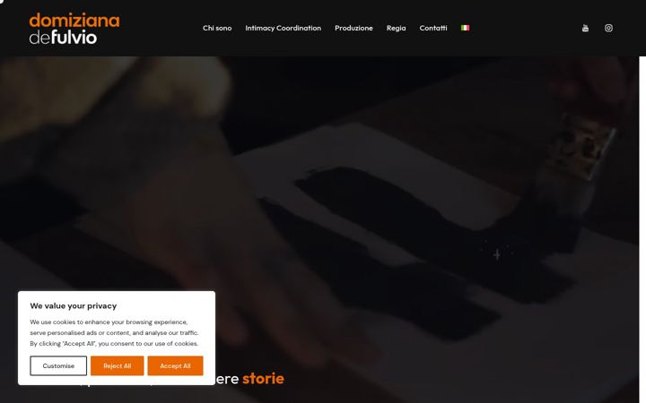 Screenshot of domizianadefulvio.com