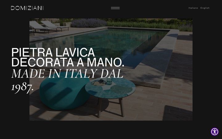Screenshot of domiziani.com