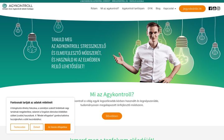 Screenshot of domjanaron.hu