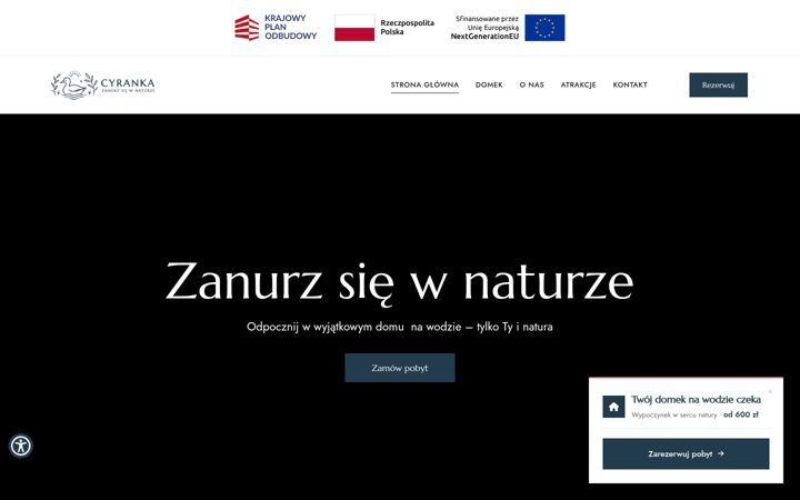 Snímek obrazovky domki-nawodzie.pl