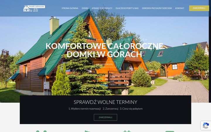 Screenshot van domki-szczyrk.com.pl