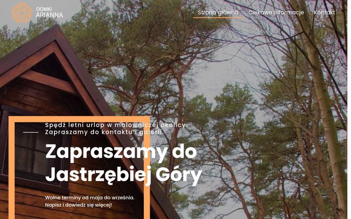 Screenshot van domkiarianna.com.pl