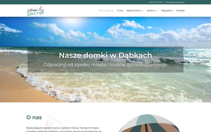 Snímek obrazovky domkibaltyk.pl