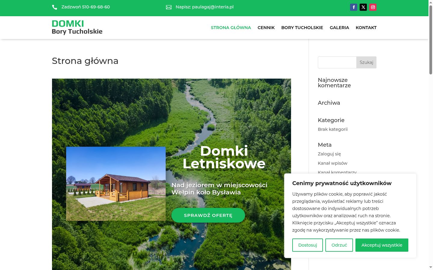 Snímek obrazovky baneru souhlasu zobrazeného před jakoukoli interakcí