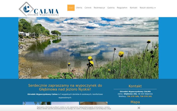 Screenshot van domkicalma.pl