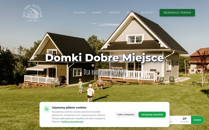 Screenshot van domkidobremiejsce.pl