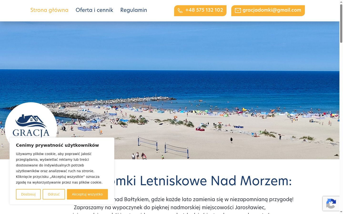 Screenshot des Einwilligungsbanners vor jeglicher Interaktion
