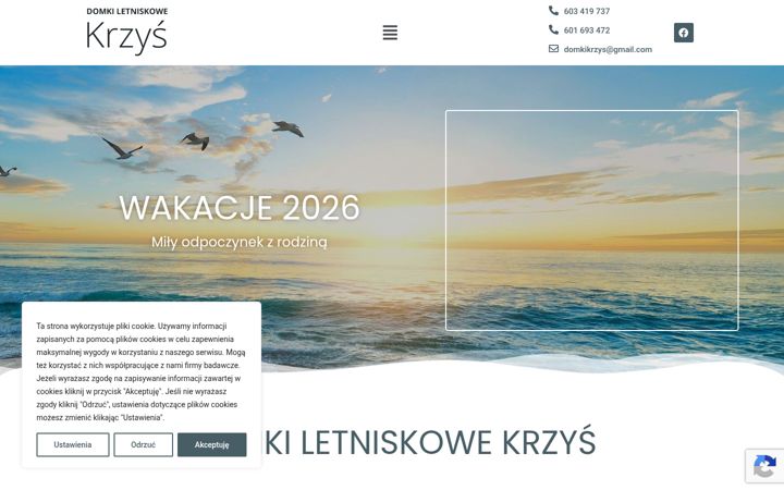 Captura de ecrã de domkikrzysbobolin.pl
