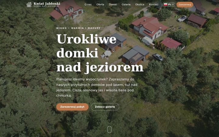 Screenshot van domkikwiatjablonki.pl