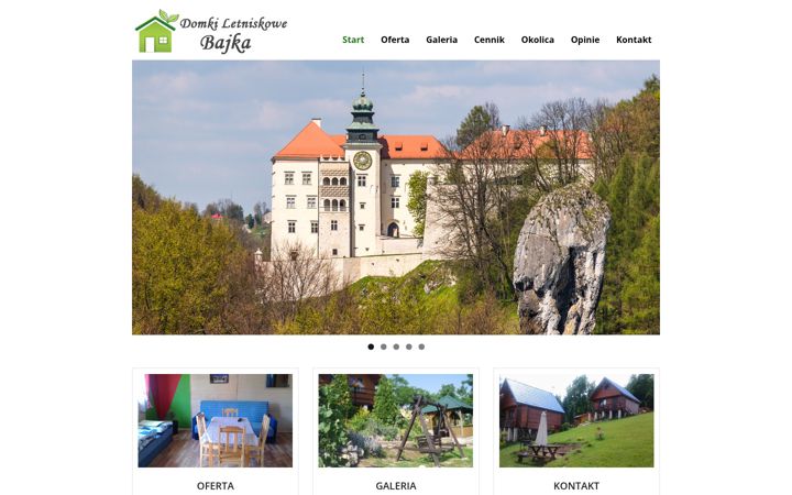 Captura de ecrã de domkiletniskowebajka.pl