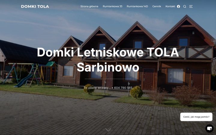 Captura de ecrã de domkiletniskowetola.pl