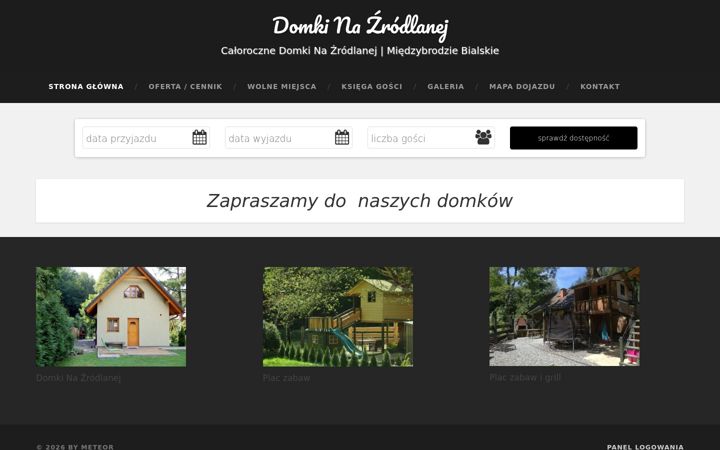 Captura de ecrã de domkimiedzybrodziebialskie.pl
