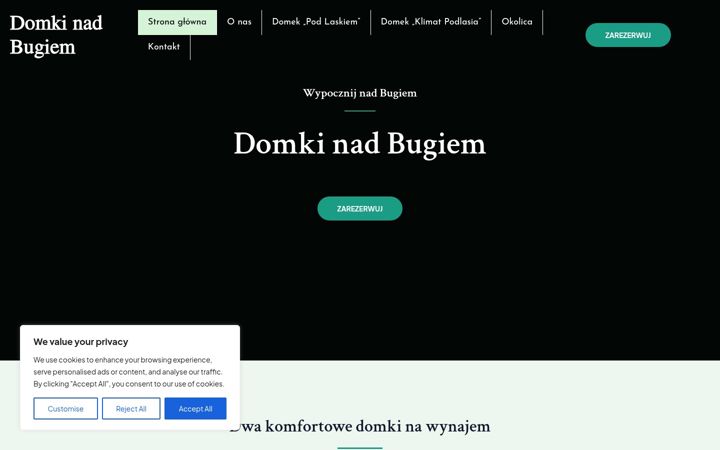 Screenshot of domkinadbugiem.com