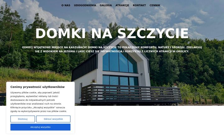 Screenshot of domkinaszczycie.com