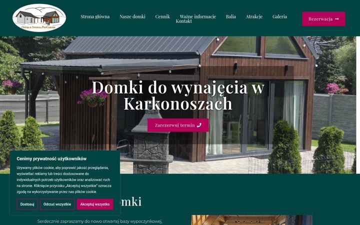 Captură de ecran a domkipodgaikiem.pl