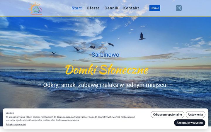Screenshot di domkisloneczne.pl