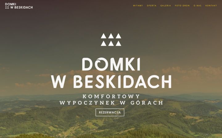 Screenshot of domkiwbeskidach.com