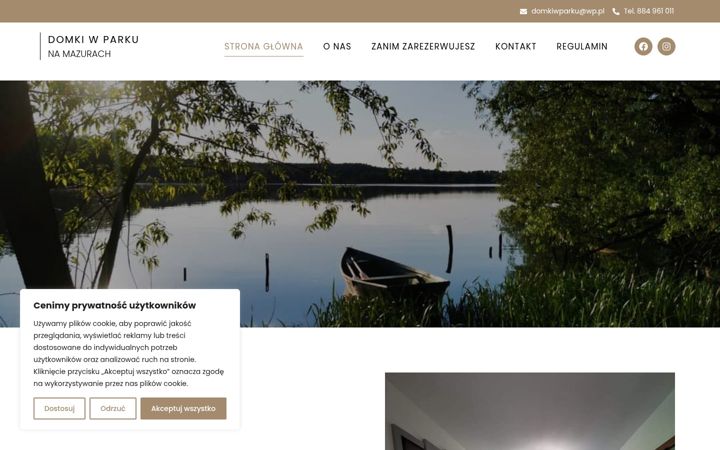 Screenshot di domkiwparku.pl
