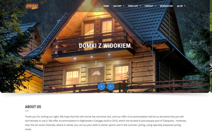 Skærmbillede af domkizwidokiem.eu
