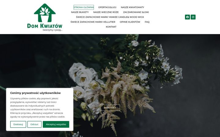 Screenshot of domkwiatow.com