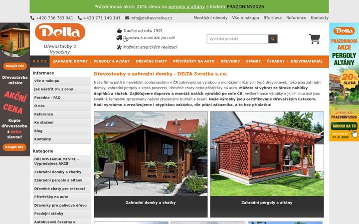 Screenshot di domky-delta.cz