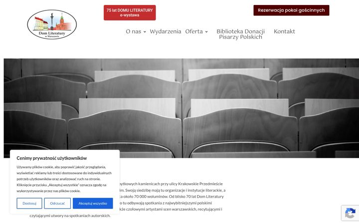 Zrzut ekranu domliteratury.com.pl