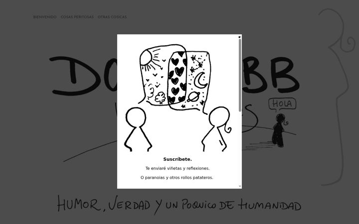 Screenshot of dommcobb.com