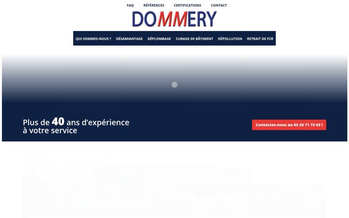 Screenshot of dommery.fr