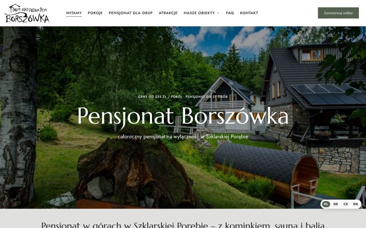 Zrzut ekranu domnadpotokiem.pl