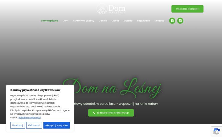 Captură de ecran a domnalesnej.pl
