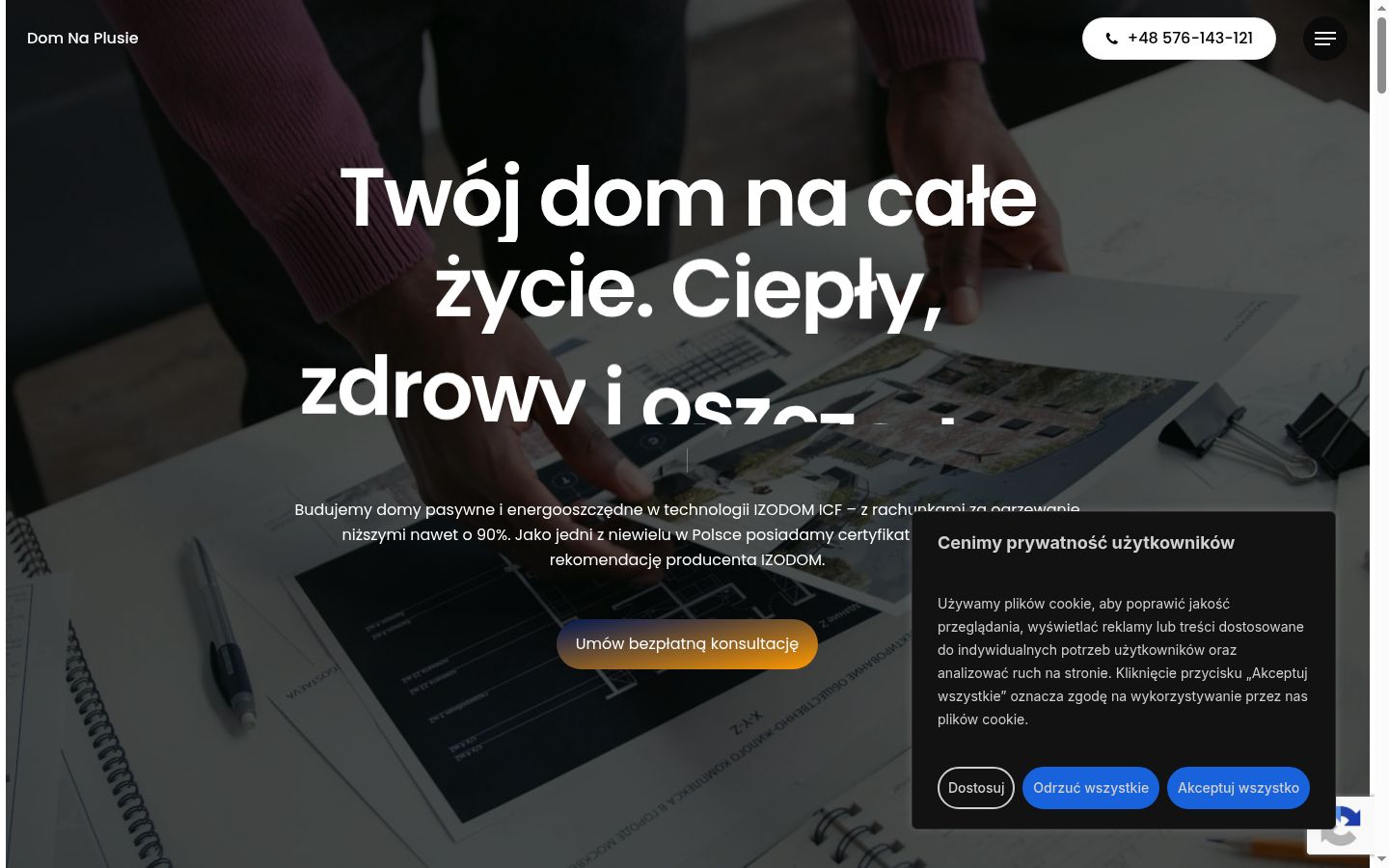 Screenshot tal-banner tal-kunsens muri qabel kwalunkwe interazzjoni