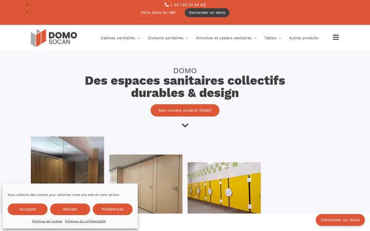 Screenshot of domo-socan.fr