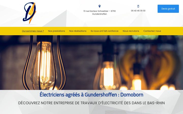 Screenshot of domoborn-67.fr