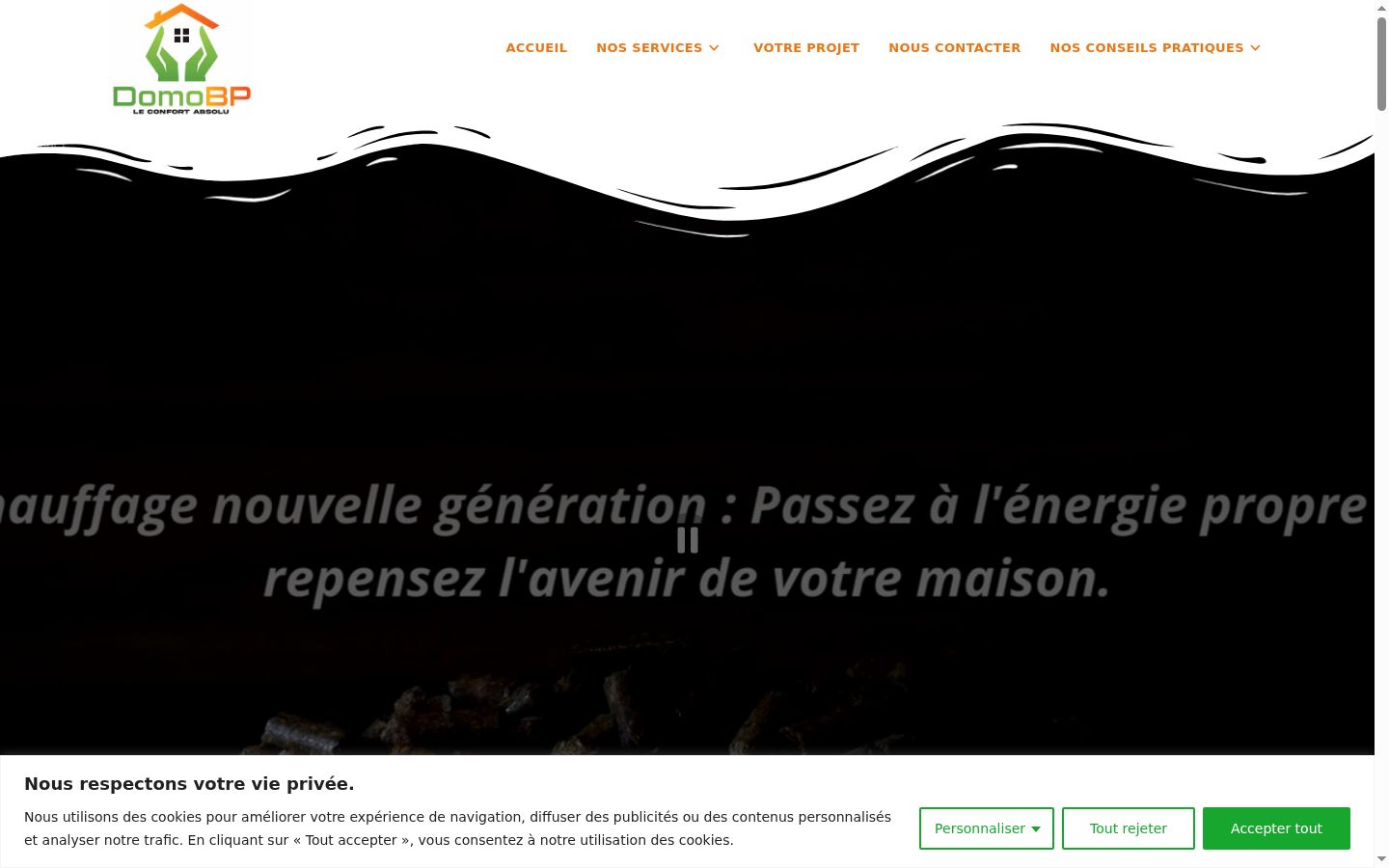 Screenshot tal-banner tal-kunsens muri qabel kwalunkwe interazzjoni