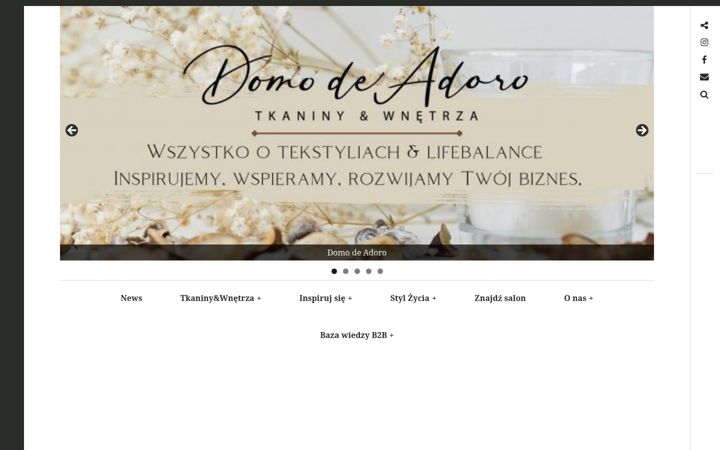 Captură de ecran a domodeadoro.pl